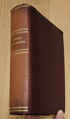 Goethe gespräch manesse - goethe, im