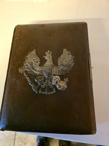 Fotoalbum aus leder - fotoalbum, mit