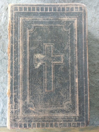 Antike bibel ledereinband - antike, in