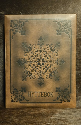 Hüttenbuch ledereinband - -,