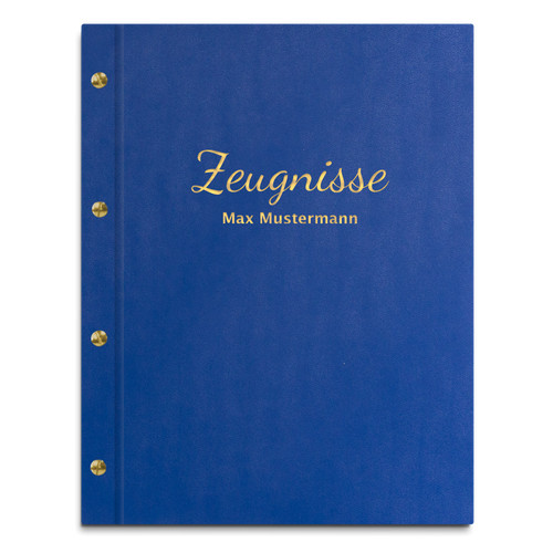 Zeugnismappe personalisiert