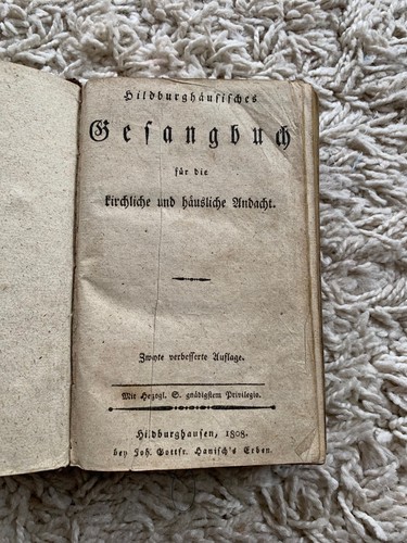 Hildburghäusisches gesangbuch - hildburghäusisches,
