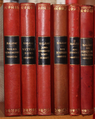 Balzac gesammelte werke bde - gesammelte,