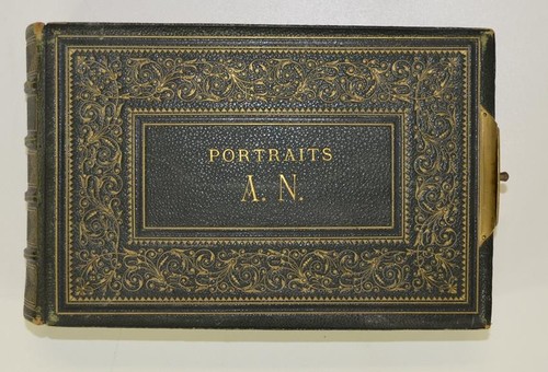 Fotoalbum ledereinband mit - fotoalbum,