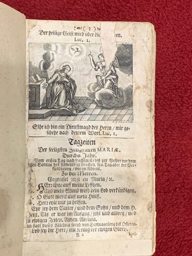 Barock gebetsbuch 1722 - barock,